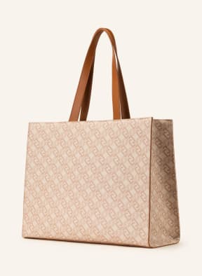 LIU JO Shopper, Color: LIGHT BROWN/ ORANGE/ PINK (Image 1)