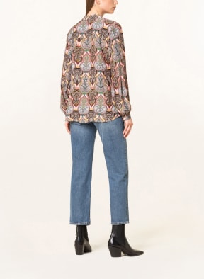 MORE & MORE Blouse , Color: DUSKY PINK/ PINK/ TEAL (Image 1)