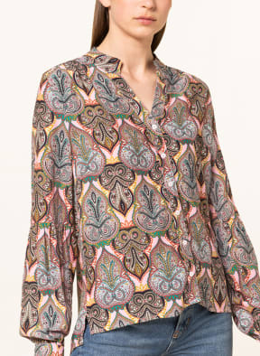 MORE & MORE Blouse , Color: DUSKY PINK/ PINK/ TEAL (Image 1)