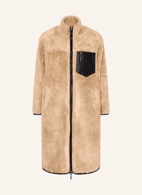 ANINE BING Kunstfell-Mantel RYDER, Farbe: CAMEL (Bild 1)