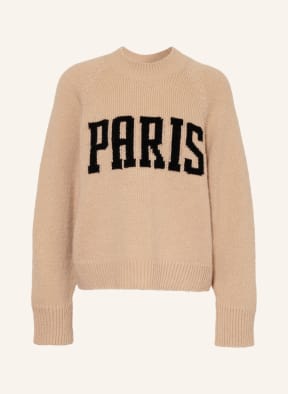 ANINE BING Pullover KENDRICK aus Merinowolle, Farbe: BEIGE/ SCHWARZ (Bild 1)