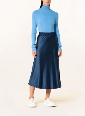 HUGO Satin skirt RAMALE , Color: BLUE (Image 1)