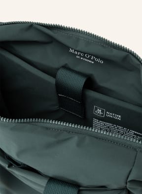 Marc O'Polo Backpack with laptop compartment, Color: GREEN (Image 1)