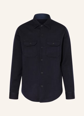 manzoni 24 Reversible overshirt , Color: DARK BLUE (Image 1)
