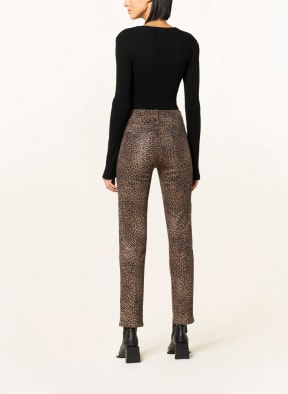 FRAME DENIM Coated jeans LE SYLVIE, Color: LEPD LEOPARD (Image 1)