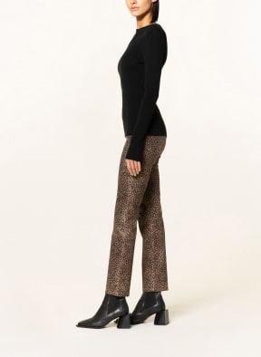 FRAME DENIM Coated jeans LE SYLVIE, Color: LEPD LEOPARD (Image 1)