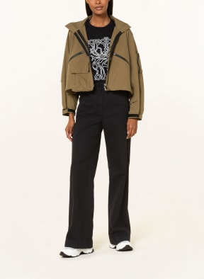 LUISA CERANO Jacket with detachable hood, Color: BROWN (Image 1)