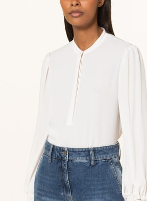 LUISA CERANO Shirt blouse with silk, Color: CREAM (Image 1)