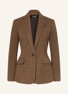LAUREN RALPH LAUREN Blazer, Color: BROWN/ LIGHT BROWN (Image 1)