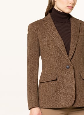 LAUREN RALPH LAUREN Blazer, Color: BROWN/ LIGHT BROWN (Image 1)