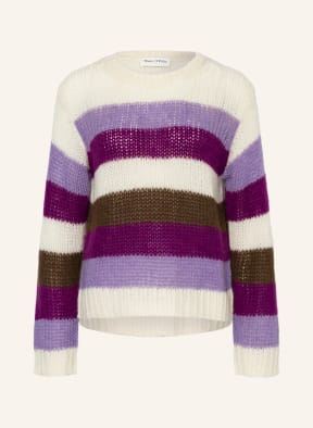 Marc O'Polo Sweater, Color: ECRU/ LIGHT PURPLE/ PURPLE (Image 1)