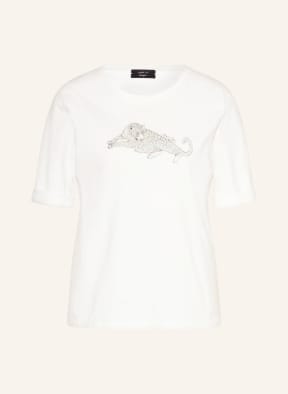 MARC CAIN T-Shirt mit Schmucksteinen, Farbe: 314 atmospheric blue (Bild 1)