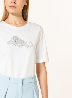 MARC CAIN T-Shirt mit Schmucksteinen, Farbe: 314 atmospheric blue (Bild 1)