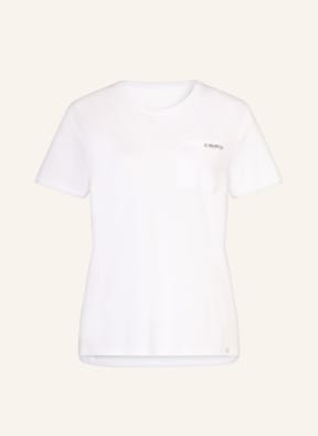 MARC CAIN T-Shirt mit Schmucksteinen, Farbe: 100 WHITE (Bild 1)