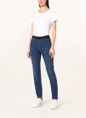 MARC CAIN Jeans SIENA mit Schmucksteinen, Farbe: 353 blue denim (Bild 1)