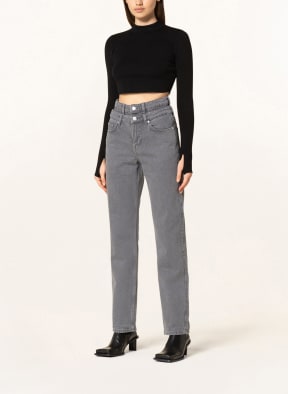 WEEKDAY Jeans SLIM DIO, Farbe: Grey Dark Tar Black OL (Bild 1)