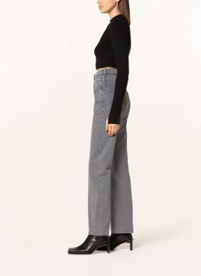 WEEKDAY Jeans SLIM DIO, Farbe: Grey Dark Tar Black OL (Bild 1)