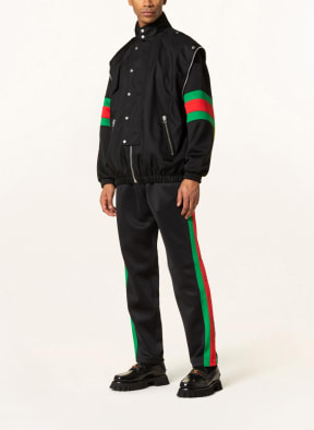 GUCCI Jacket with detachable sleeves, Color: BLACK (Image 1)