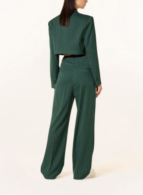 KARO KAUER Cropped-Blazer , Farbe: GRÜN/ ECRU (Bild 1)
