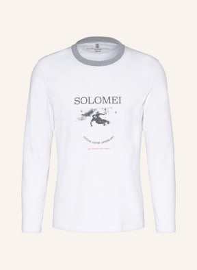 BRUNELLO CUCINELLI Long sleeve shirt, Color: WHITE (Image 1)