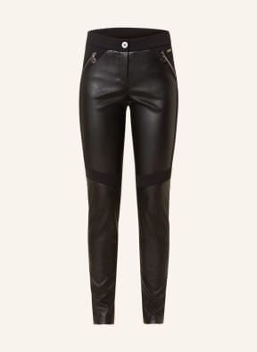 SPORTALM Hose im Materialmix , Farbe: SCHWARZ (Bild 1)