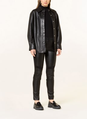 SPORTALM Hose im Materialmix , Farbe: SCHWARZ (Bild 1)