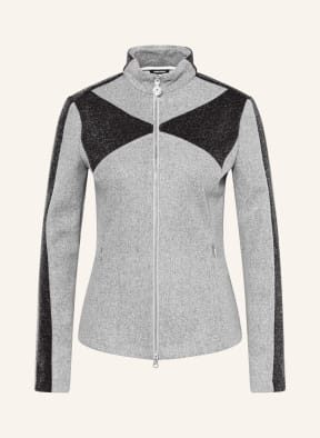 SPORTALM Sweatjacke mit Glitzergarn, Farbe: GRAU (Bild 1)