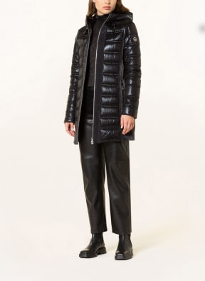 SPORTALM Steppmantel im Materialmix mit Glitzergarn , Farbe: SCHWARZ (Bild 1)
