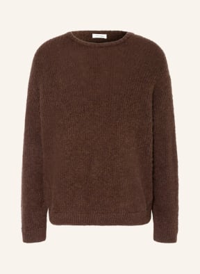 American Vintage Pullover mit Alpaka, Farbe: DUNKELBRAUN (Bild 1)
