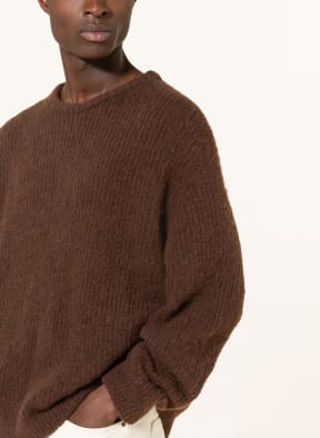 American Vintage Pullover mit Alpaka, Farbe: DUNKELBRAUN (Bild 1)