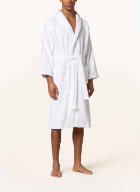 roberto cavalli Home Unisex bathrobe with hood and gift box, Color: WHITE (Image 1)