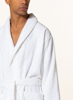 roberto cavalli Home Unisex bathrobe with hood and gift box, Color: WHITE (Image 1)