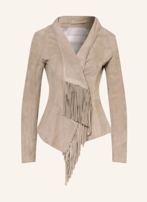 SCHYIA Lederjacke HEDI, Farbe: GRAU (Bild 1)
