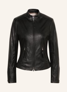 SCHYIA Leather jacket KYLE , Color: BLACK (Image 1)