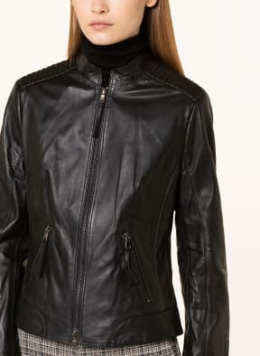 SCHYIA Leather jacket KYLE , Color: BLACK (Image 1)