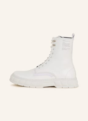 VIRÒN Lace-up boots 1992 APPLESKIN, Color: WHITE (Image 1)