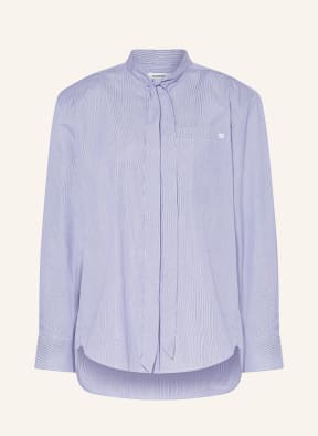SANDRO Schluppenbluse, Farbe: WEISS/ BLAU (Bild 1)