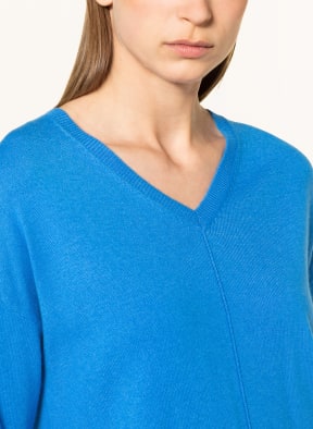 CARTOON Sweater with 3/4 sleeves, Color: BLUE (Image 1)