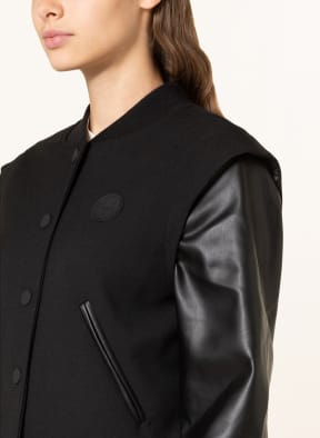 TED BAKER Blouson VIELL im Materialmix, Farbe: SCHWARZ (Bild 1)