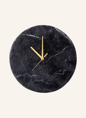 Bloomingville Wanduhr JAMIN , Farbe: SCHWARZ/ GOLD (Bild 1)