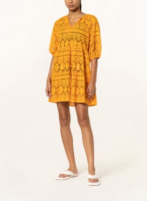 watercult Strandkleid DOPAMINE STRIPES mit 3/4-Arm , Farbe: ORANGE (Bild 1)