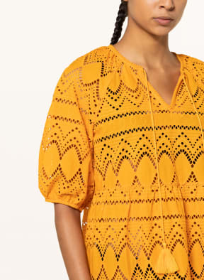 watercult Strandkleid DOPAMINE STRIPES mit 3/4-Arm , Farbe: ORANGE (Bild 1)