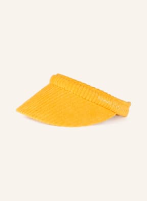 watercult Visor-Cap MAKRAMÉ LOVE, Farbe: DUNKELGELB (Bild 1)