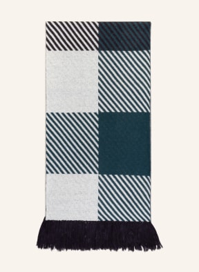 TED BAKER Schal FALKLAN, Farbe: HELLGRAU/ PETROL (Bild 1)