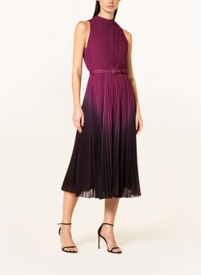 Phase Eight Plisseekleid SIMARA, Farbe: SCHWARZ/ FUCHSIA (Bild 1)
