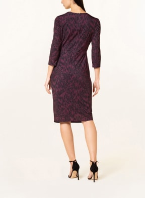 Phase Eight Dress NIEVE in wrap look, Color: BLACK/ DARK PURPLE (Image 1)