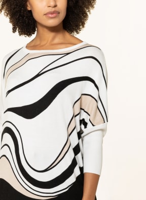 Phase Eight Pullover MACIE, Farbe: WEISS/ BEIGE/ SCHWARZ (Bild 1)