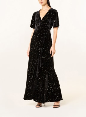 Phase Eight Wickelkleid HOLLY aus Samt, Farbe: SCHWARZ (Bild 1)