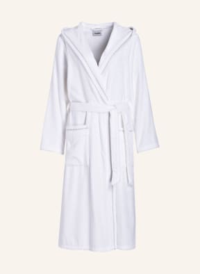 Cawö Women’s bathrobe with hood, Color: WHITE (Image 1)
