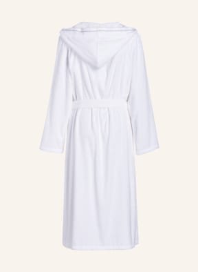 Cawö Women’s bathrobe with hood, Color: WHITE (Image 1)
